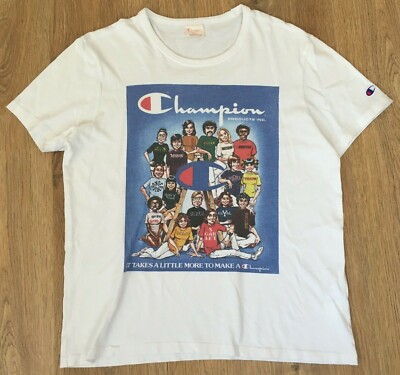 It Takes A Little More To Make A Champion mens RARE vintage T