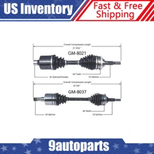 For 95-2001 Chevrolet Cavalier Sunfire 3 Spd. Automatic Pair Front CV Axle Shaft