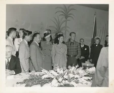 ALAN LADD SUE CAROL CANDID Hollywood Party WILD HARVEST Paramount Snapshot Photo