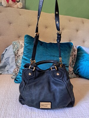 Marc by Marc Jacobs Black Leather Classic Q Francesca Convertible