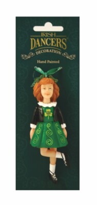 Allied Green Dress Irish Dancer Hanging Decoration St Patricks Day Gift Irish
