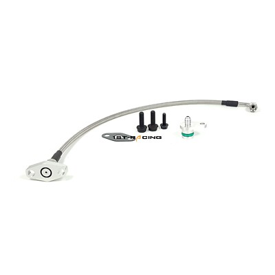 #ad #ad Turbo Oil Feed Line Fitting For Ford F250 F350 F450 Super Duty Powerstroke 6.0L $56.39