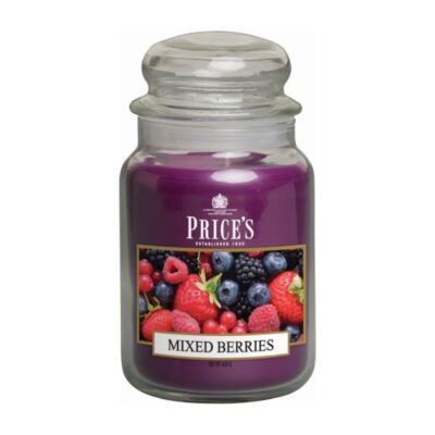 (31,59 EUR/kg) Prices Candles Duftkerze Mixed Berries 630g Bonbonglas