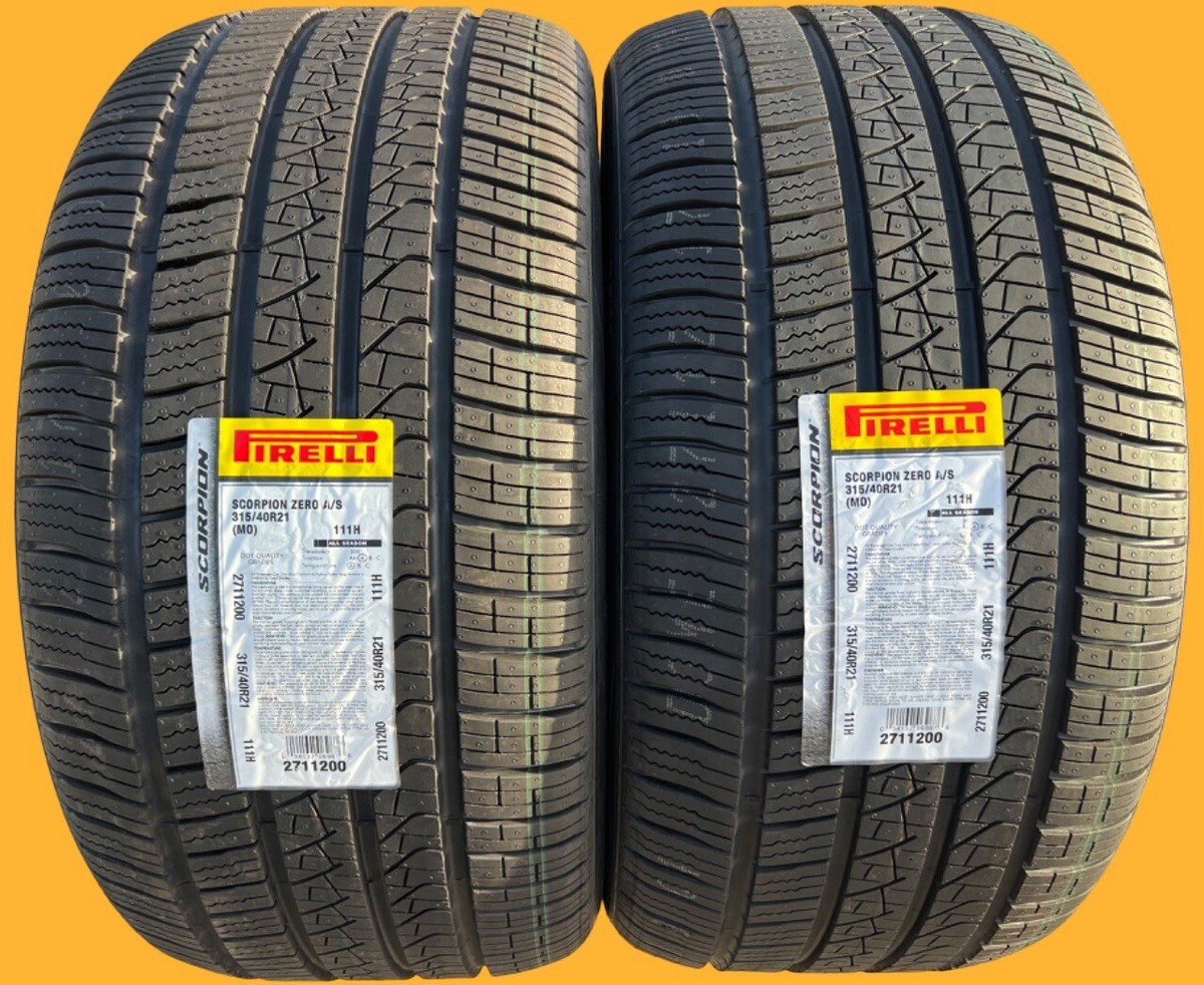 TWO BRAND NEW 315/40R21 Pirelli Scorpion Zero A/S All Season MO