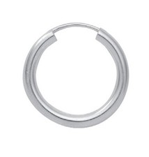 ECHT SILBER  Creole 925 Silber  15,00 mm x 2,5 mm Preis f&uuml;r 1 St&uuml;ck Herrenschm