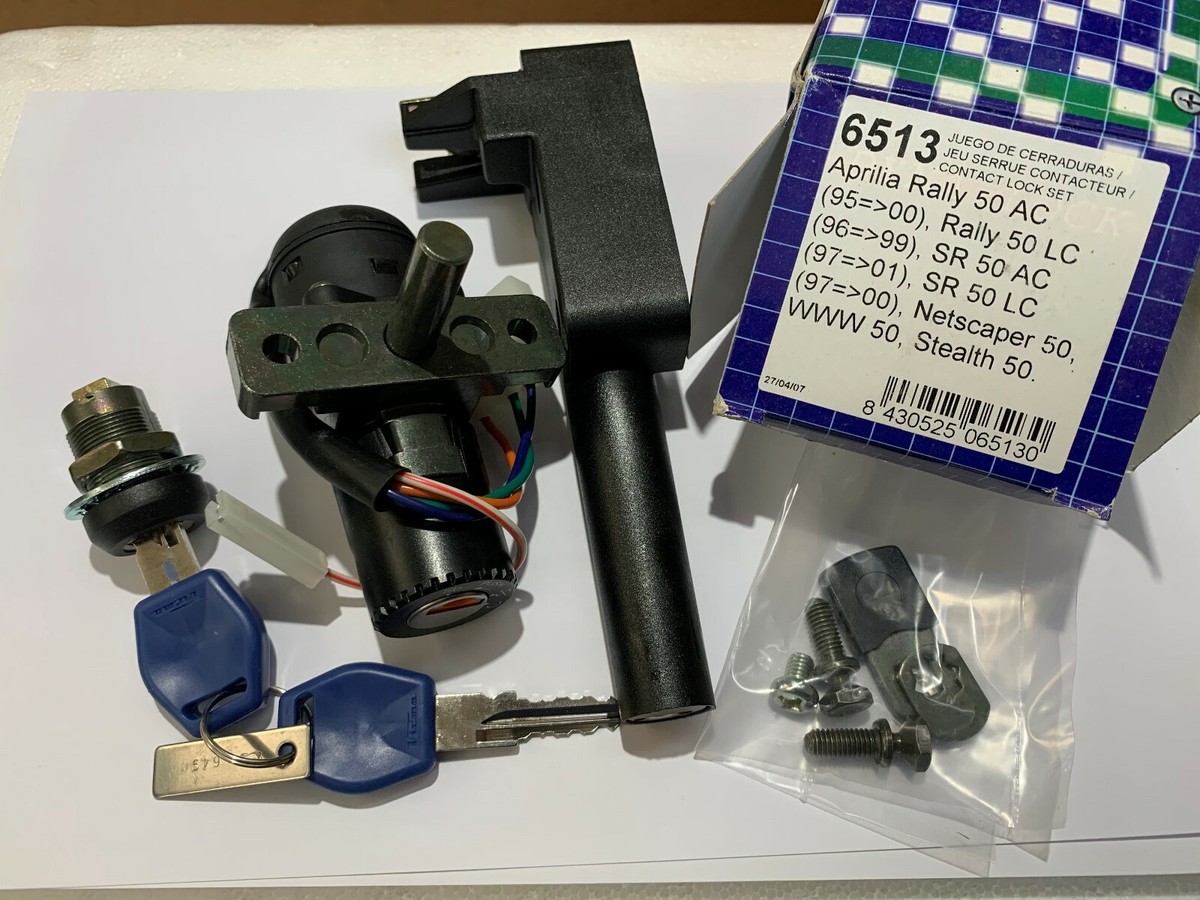 Aprilia SR50AC SR50LC Rally 50 Vicma 4 Wire Ignition Switch & Seat