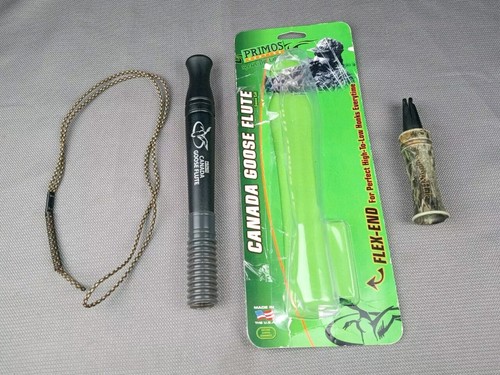Primos Canada Goose Flute Call Hunting Canadian Cluck Moan Knight Hale Duck Flex