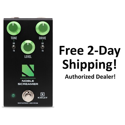 New Keeley Electronics Noble Screamer Overdrive & Boost Guitar Effect Pedal