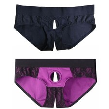 Unisex Strapless Strap on Underwear Strap on Harnesses Lingerie Bottoms Adults