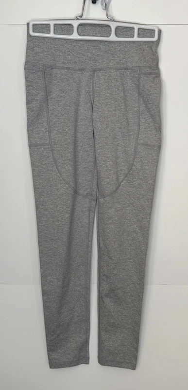 vuori pace high rise athletic yoga pocket heathered leggings