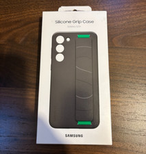 Genuine / Official Samsung Galaxy S23+ Plus Silicone Grip Case / Cover Black