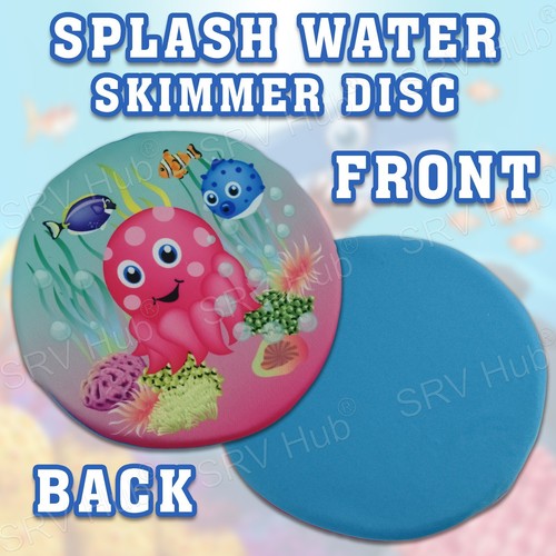 Foam Flyer Discs Kids Water Skimmers Flying Frisbee Outdoor Beach Fun Toys 18cm - Picture 25 of 63