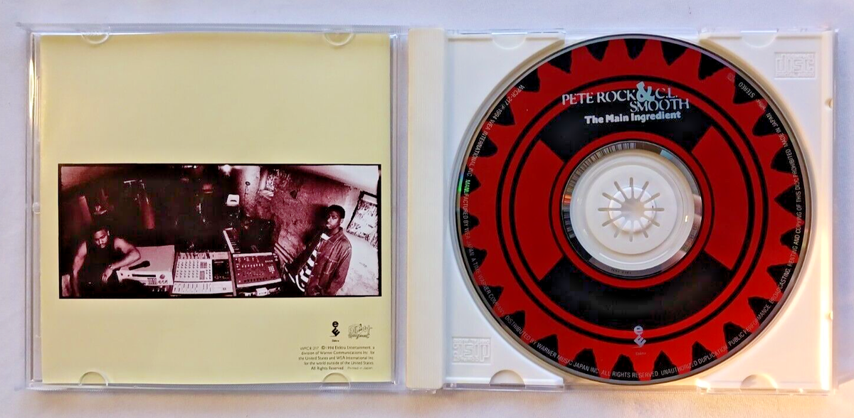 PETE ROCK & C.L. SMOOTH - THE MAIN INGREDIENT - CD - VG+