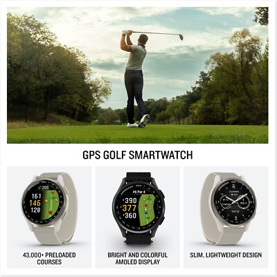 Garmin Approach S50 GPS Golf Smartwatch AMOLED AutoShot Heart Rate