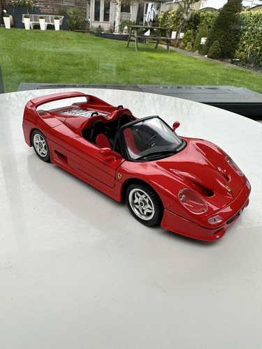 1995 Ferrari F50 red - Mira 1/18 Rare Die Cast Model italian sports car - Picture 18 of 18