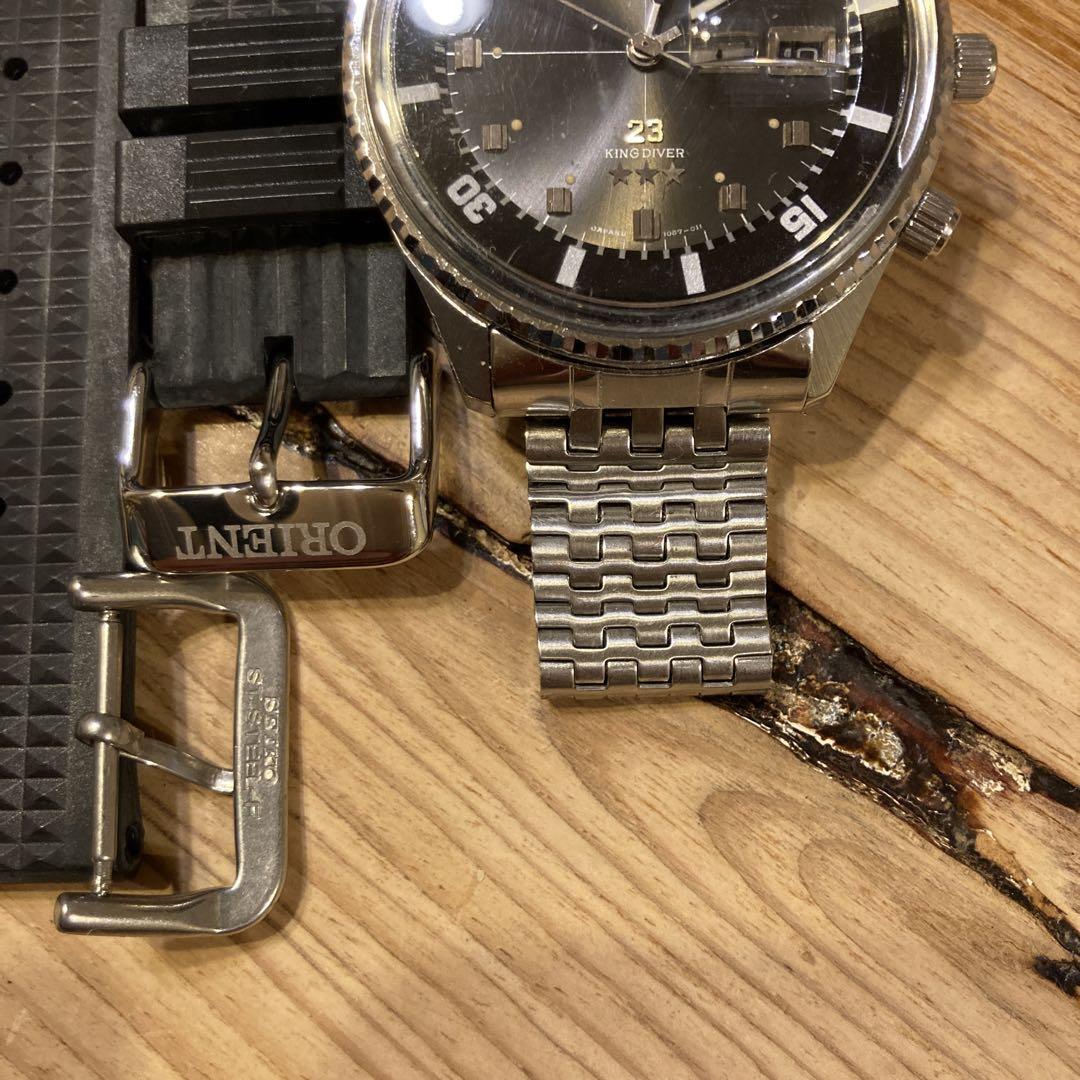 Orient King Diver AAA Deluxe Day-Date 23 Jewels 1960's Antique