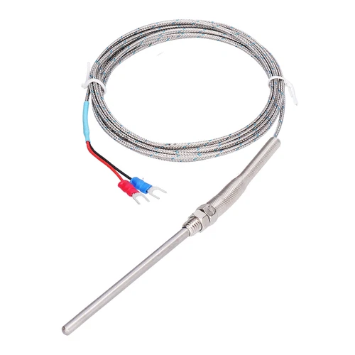 K Type Temp Thermocouple Temperature Sensor Thermal Probe Stainless Steel 0~600℃