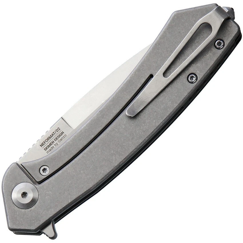 Ganzo Cuchillos Adimanti Cuchillo Plegable 3.38" D2 Hoja de Acero G10/Mango Inoxidable Foto 3 de 4