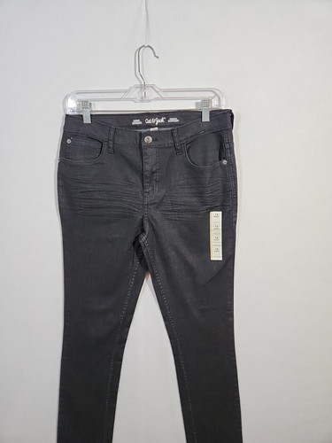 NWT Cat Jack Boys Skinny Stretch Jeans Adjustable Waist Black Size 16 - Picture 2 of 10