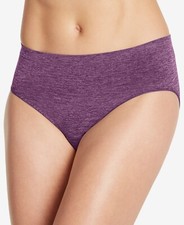 JOCKEY Women's Smooth and Shine Seamfree Heathered Hipster Underwear 2187 5, 6