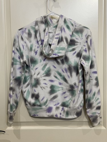 Girls’ Abercrombie Kids Tie Dye Hooded Sweatshirt - Size 11/12 Hoodie - Picture 2 of 3