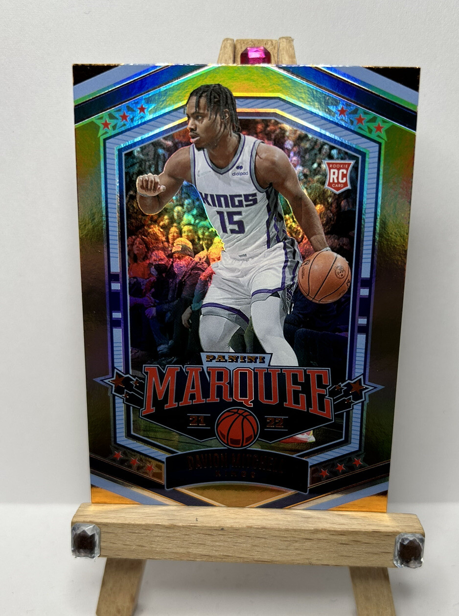 DAVION MITCHELL 2022 Panini Chronicles Marquee BRONZE #352 Rookie RC Kings
