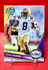 Malik Nabers (RC) 2023 Bowman University Chrome - Refractor #74