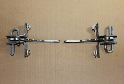 GENUINE BMW E30 SEDAN TOURING REAR DOOR BRAKE STOP STRAP LEFT & RIGHT 2 PCS OEM