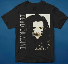 New Rare DEAD OR ALIVE Band Heavy Cotton Black All Size Shirt IN877