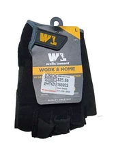 1Pair Wells Lamont Work&Home HI-Dexterity Synthetic Leather Kwikpull Gloves LG 