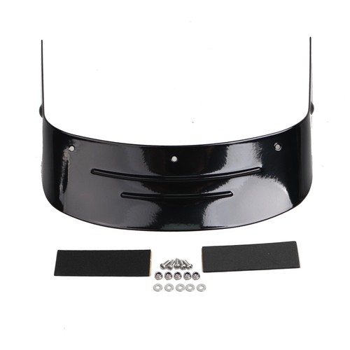 Black Rear Fender Trim Skirt For Harley Fat Boy FLSTF EFI FLSTFI 2007 2008-UP - Picture 3 of 16