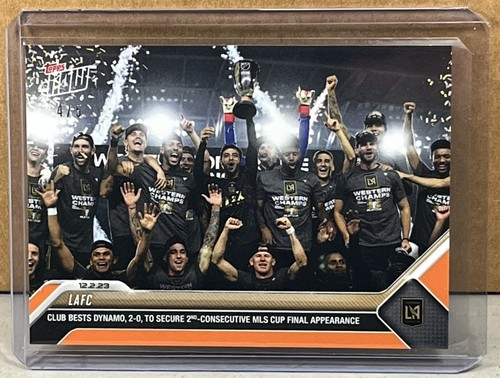 2023 TOPPS NOW MLS #242 LAFC 2nd consecutive MLS CUP final Orange Parallel 4/5 - 第 1/3 張圖片