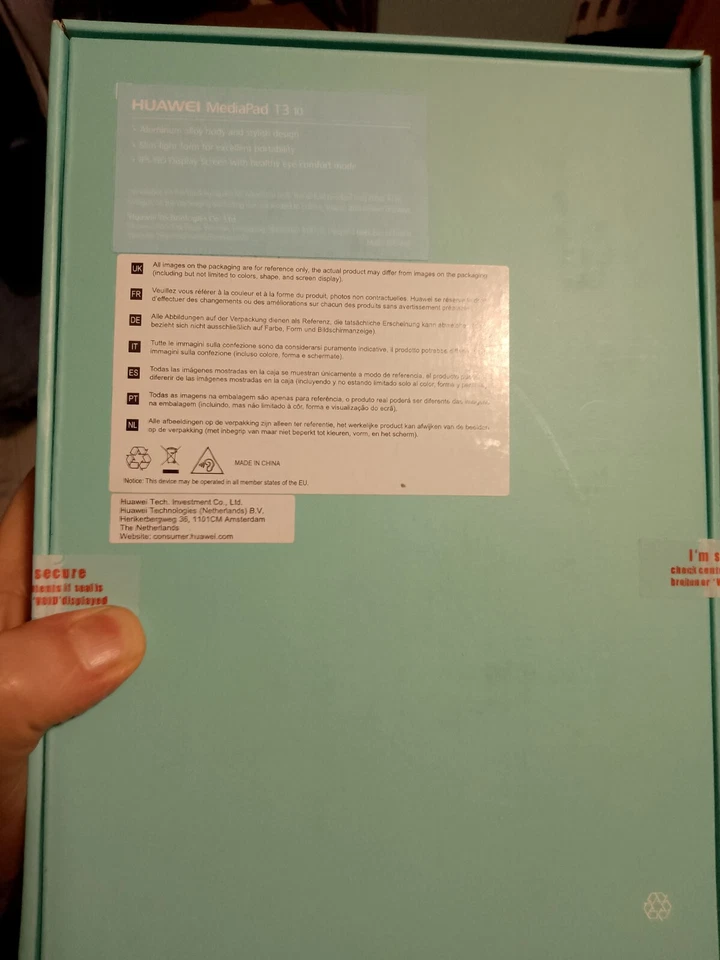 HUAWEI MEDIAPAD T3-10 con cover, LCD 9,6", ANDROID 7, 2GB RAM, 16GB,WEBCAM, WIFI - Immagine 3 di 4