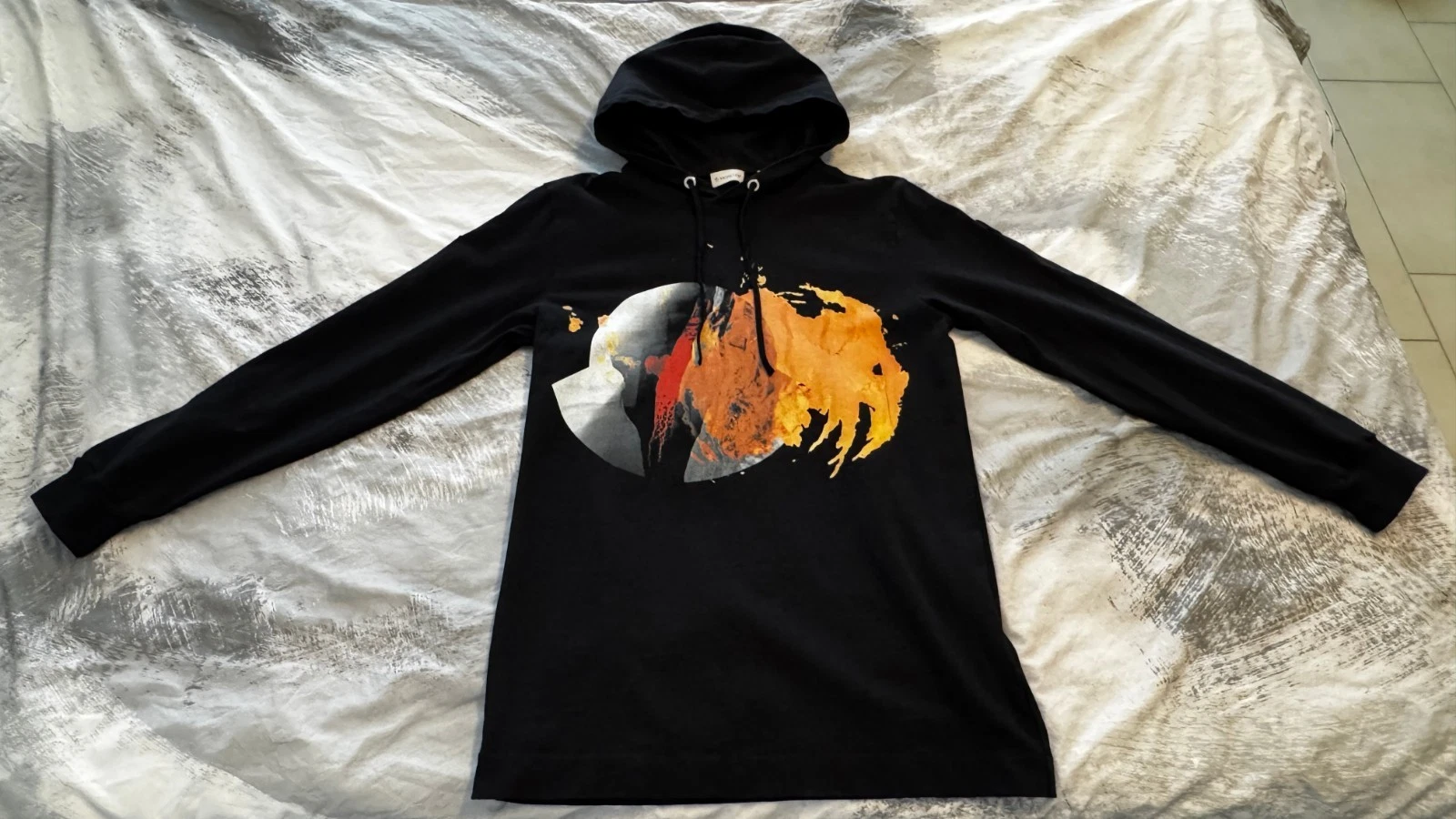 Felpa con cappuccio oversize Moncler Genius 6 1017 ALYX 9SM Margiela Con Cappuccio stampata S