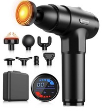 AERLANG 7-Head Massage Gun w/Heat NEW OPEN BOX Deep Tissue Percussion Massager