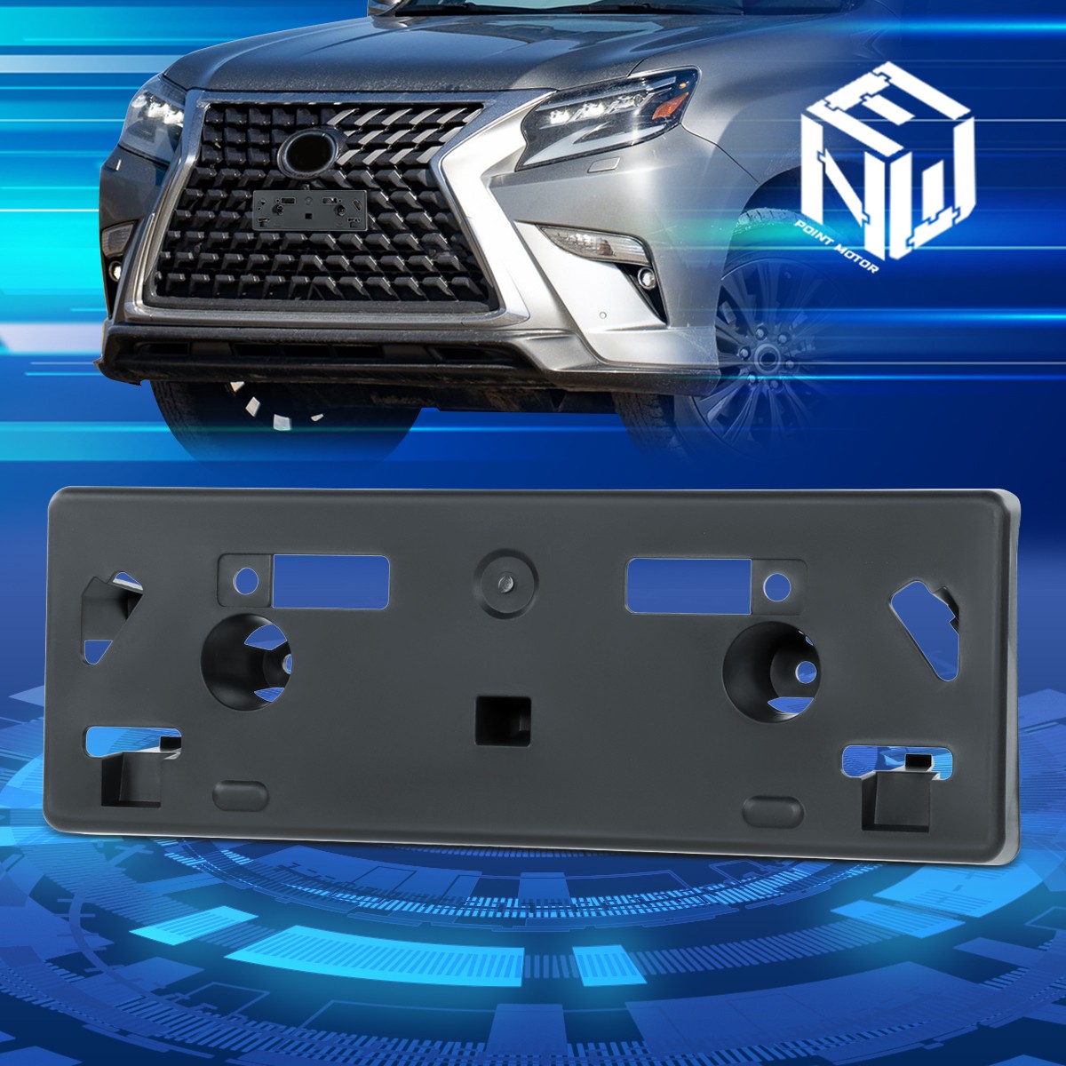 For 20-22 Lexus GX460 Factory Style Front License Plate Mounting