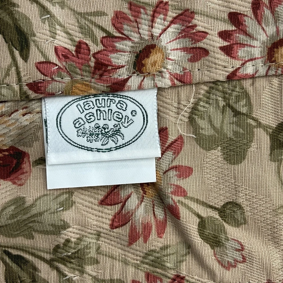 Juego De 2 Cenefas Ventana Vintage Laura Ashley 84 X 18 Rosa Floral Damasco Casa Foto 2 de 4