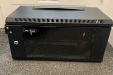 All-Rack Wall Mount Data Cabinet 4U 540mm x 300mm Black IT Networking - Used