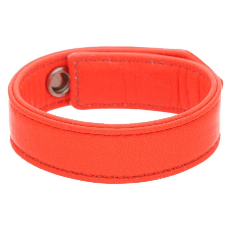 Chrome Hearts Bracelet Cross Ball 3 Button 2 Snap Leather