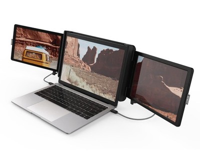 Xebec Tri-Screen 2 (XTS2) 10.1'' IPS LCD Dual Screen Monitor - brand new
