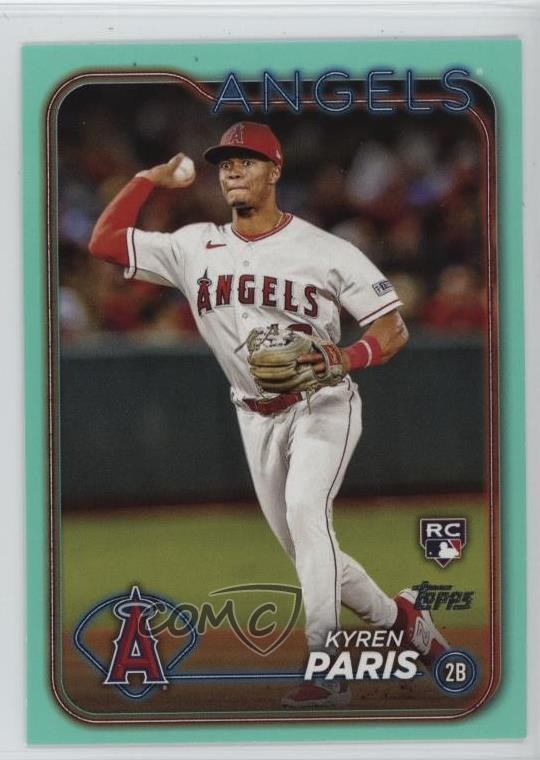 2024 Topps Series 2 Aqua Kyren Paris #549 18bz