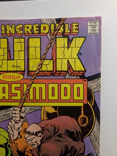 Incredible Hulk vs. Quasimodo #1 One-Shot 1983 Marvel Comics Edicola RY3-82 - Foto 2 di 14