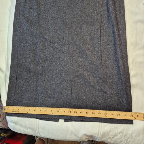 Jupe longue vintage neuve avec étiquette J Jill 100% laine gris anthracite stock mort années 90 MADE IN USA - Photo 3/12