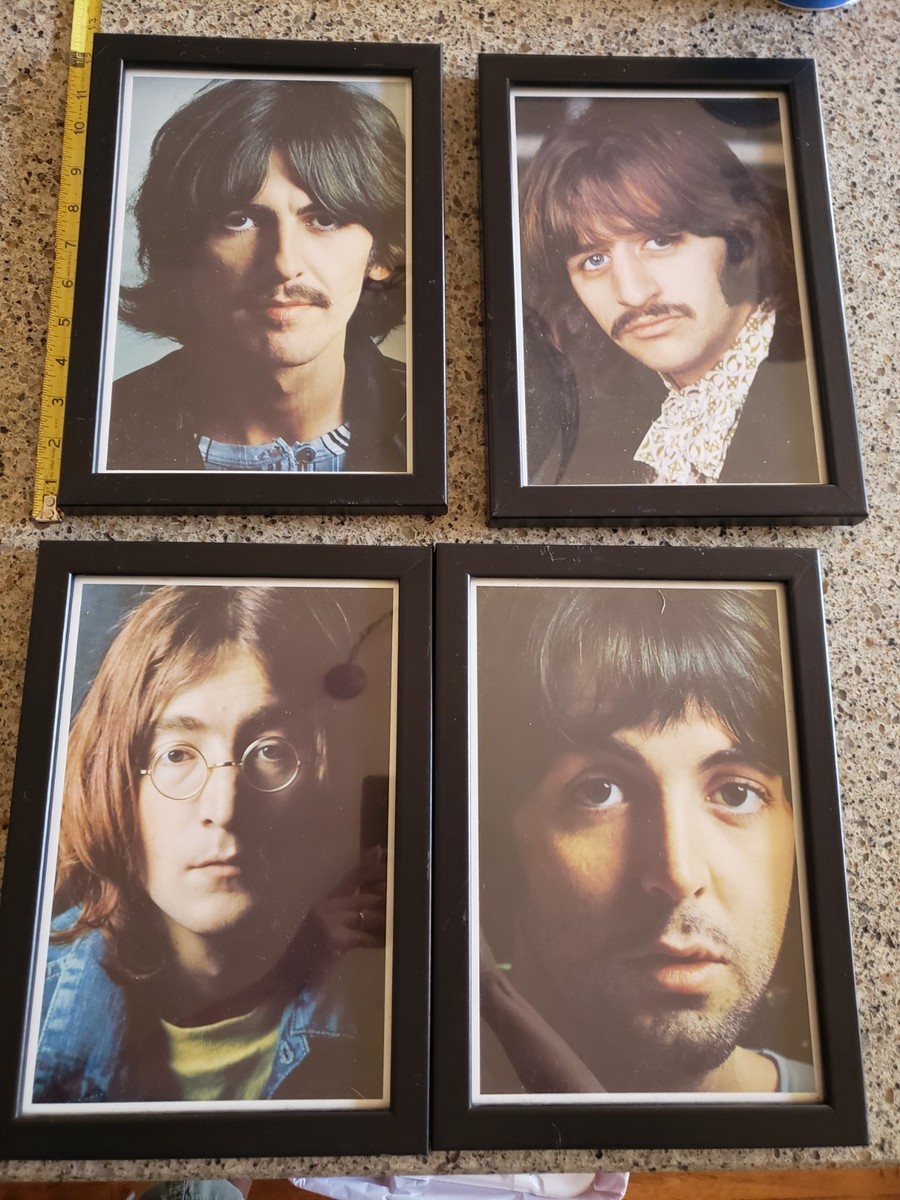 Set Of 4 Beatles White Album Framed Photos | eBay