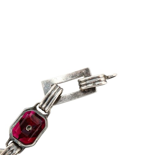 Antiguo Brazalete Masónico Shriners Plata Esterlina Cobre Cristal Guilloche Leer - Imagen 7 de 15