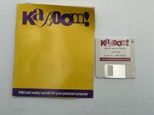 Vintage 1993 Kaboom for Apple Macintosh 3.5" 1 Floppy Disk Software Manual