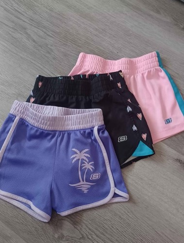 Skechers Toddler Girls 3 Pairs Shorts Size 4T