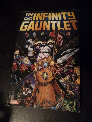 Marvel The Infinity Gauntlet Graphic Novel Trade Paperback by Starlin, Pérez