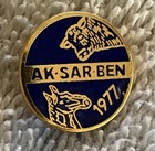 6 Vintage Aksarben Ak-Sar-Ben Membership Lapel Pin Omaha Nebraska NE — photo 7