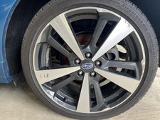 Wheel 18x7-1/2 Alloy Machined Face Black Inlay Fits 17-21 IMPREZA 246638
